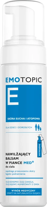 EMOTOPIC Nawilżający Balsam W Piance Do Ciała - 200 ml