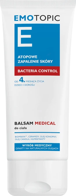 EMOTOPIC Bacteria Control Balsam Medical Do Ciała - 200ml