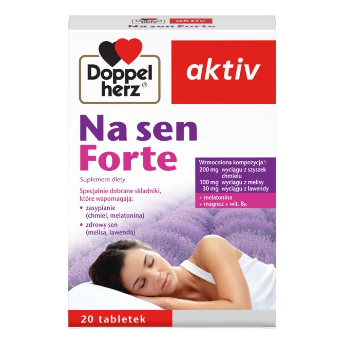 DOPPELHERZ AKTIV FORTE Na Sen Suplement Diety - 20 tabletek