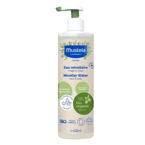 MUSTELA Organic Woda Micelarna oczyszczająca bez spłukiwania - 400ml