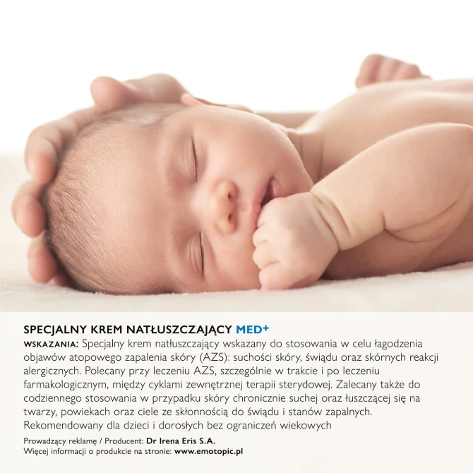 EMOTOPIC MED+ Specjalny Krem Natłuszczający skóra sucha - 75 ml
