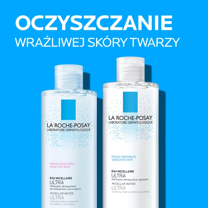 LA ROCHE-POSAY TOLERIANE Płyn Micelarny Dla Wrażliwej Skóry Twarzy I Okolic Oczu - 400ml