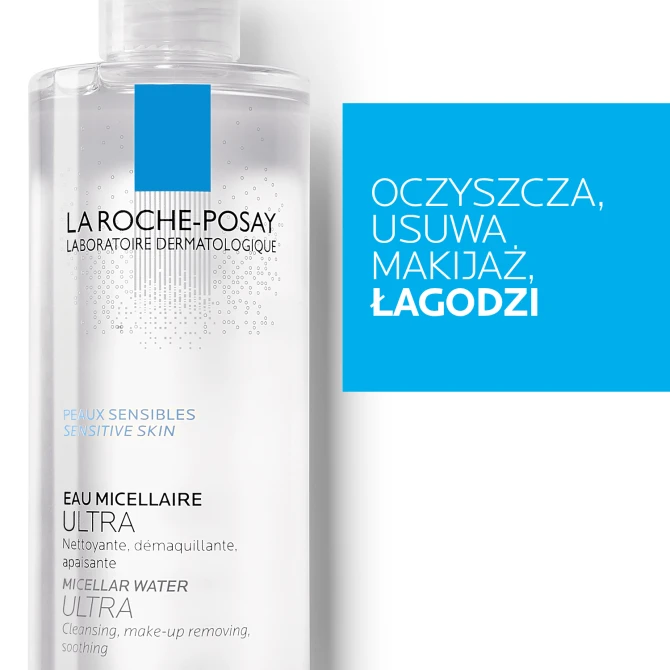 LA ROCHE-POSAY TOLERIANE Płyn Micelarny Dla Wrażliwej Skóry Twarzy I Okolic Oczu - 400ml