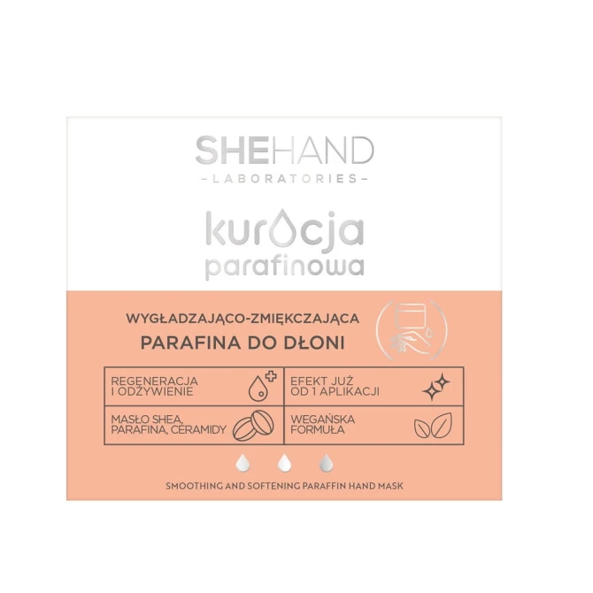 SHEHAND Kuracja Parafinowa Wygładzająco-zmiękczająca parafina do dłoni 80 g