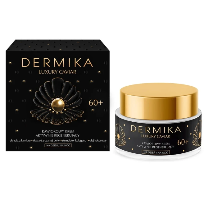 DERMIKA Luxury Caviar 60+ Krem Aktywnie Regenerujący na dzień i noc - 50ml (id: 11494)