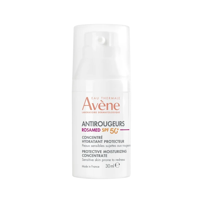 AVENE EAU THERMALE ANTIROUGEURS SPF50+ Koncentrat Nawilżająco-Ochronny - 30ml