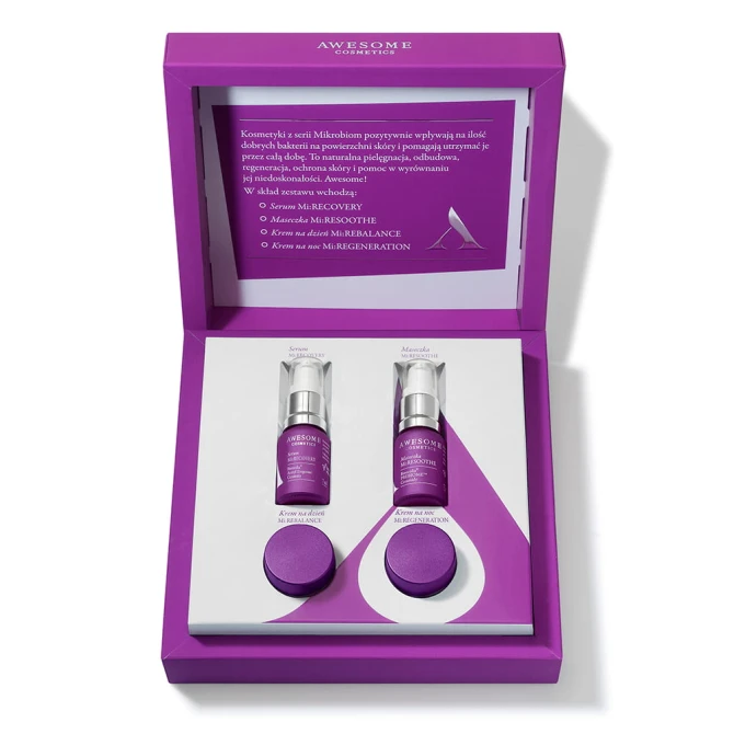 AWESOME COSMETICS Mikrobiom Zestaw mini produktów “Mikro dla Awesome efektów”