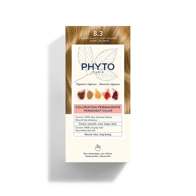 Farba Do Włosów PHYTOCOLOR 8.3 Jasny Złoty Blond