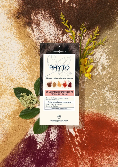 Farba Do Włosów PHYTOCOLOR 4 Kasztan