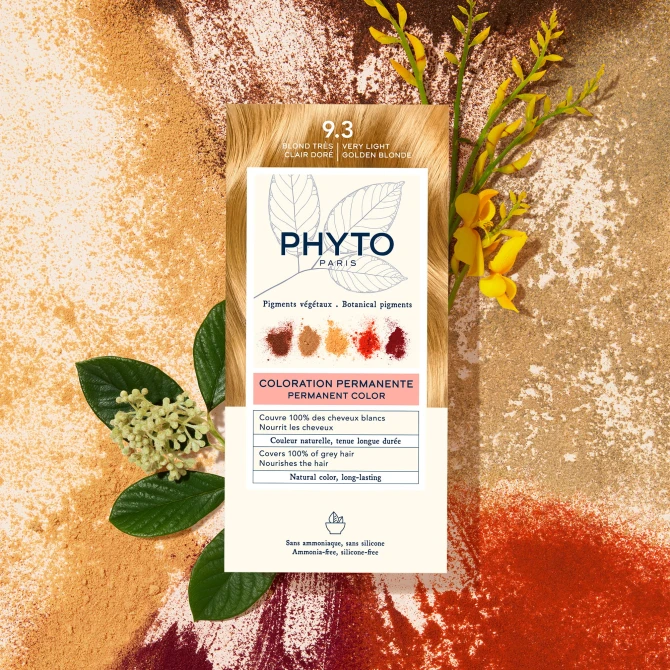 Farba do włosów PHYTOCOLOR 9.3 Bardzo jasny złoty blond