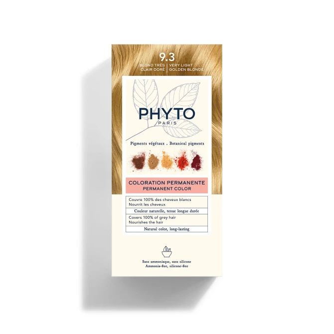 Farba do włosów PHYTOCOLOR 9.3 Bardzo jasny złoty blond