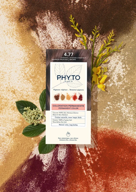 Farba Do Włosów PHYTOCOLOR 4.77 Intensywny Kasztanowy Brąz