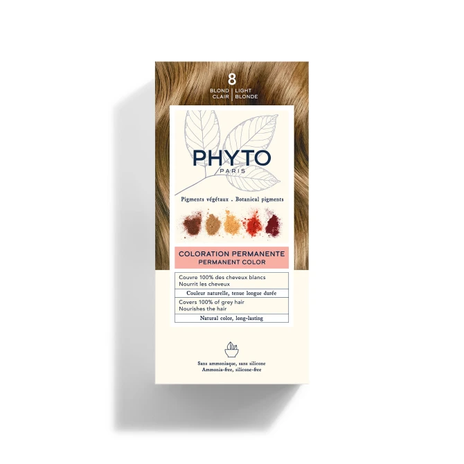 Farba Do Włosów PHYTOCOLOR 8 Jasny Blond
