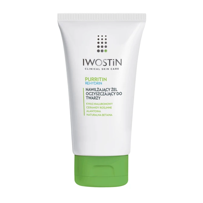 IWOSTIN PURRITIN Rehydrin Nawilżający Żel Oczyszczający Do Twarzy - 150ml