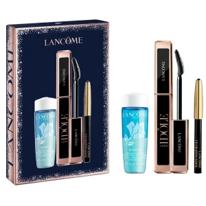 Lancome Lash Idole Mascara Routine Gift Set zestaw tusz do rzęs 01 8ml + mini kredka do oczu 0.7g + płyn do demakijażu oczu 30ml