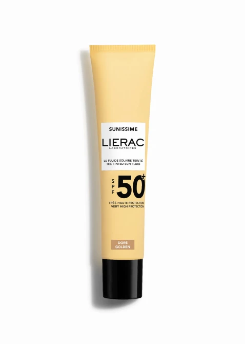 LIERAC SUNISSIME Krem Do Twarzy Ochronny Z Kolorem SPF 50 (Dore Golden) - 40ml