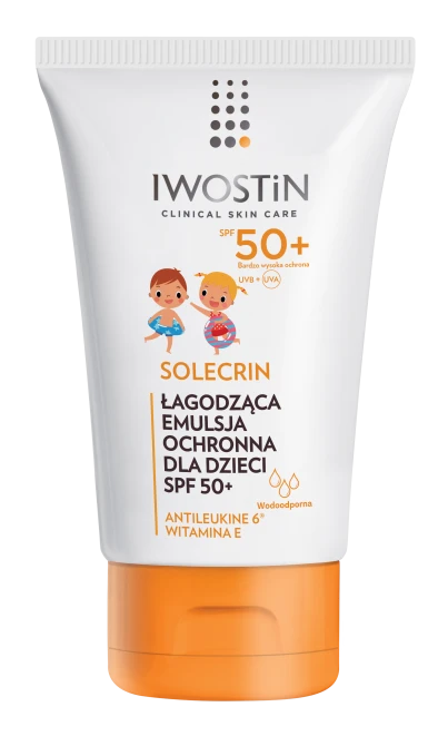 IWOSTIN SOLECRIN Łagodząca Emulsja Ochronna dla Dzieci SPF50+ - 100ml