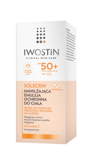 IWOSTIN SOLECRIN Nawilżająca Emulsja Ochronna Do Ciała SPF50+ - 100ml
