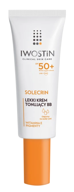 IWOSTIN SOLECRIN Lekki Krem Tonujący BB SPF50+ - 30ml