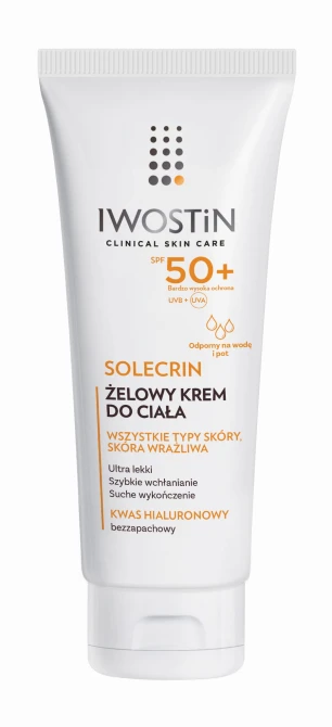 IWOSTIN SOLECRIN Żelowy Krem do Ciała SPF 50+ - 200ml