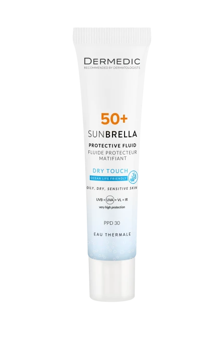 DERMEDIC SUNBRELLA Matujący Krem Ochronny SPF 50+ - 40ml