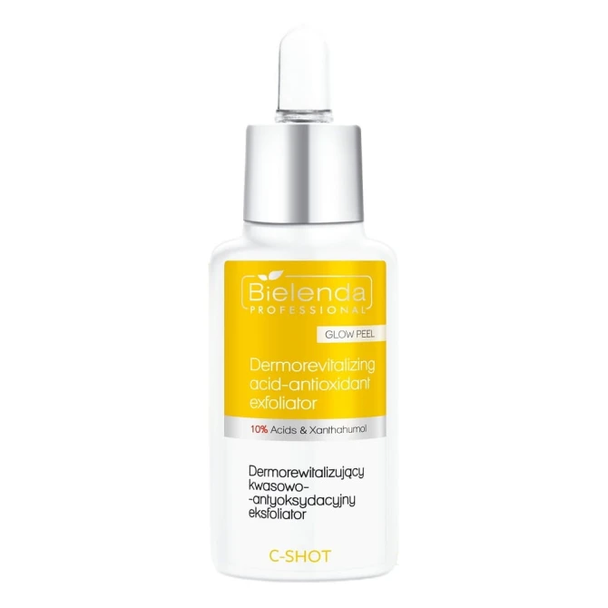 Bielenda Professional C-Shot Glow Peel dermorewitalizujący kwasowo-antyoksydacyjny eksfoliator 10% 30ml (id: 62627)