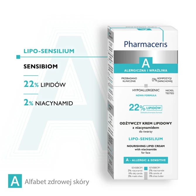 PHARMACERIS A LIPO-SENSILIUM Odżywczy Krem Multilipidowy Do Twarzy - 50 m.jpg