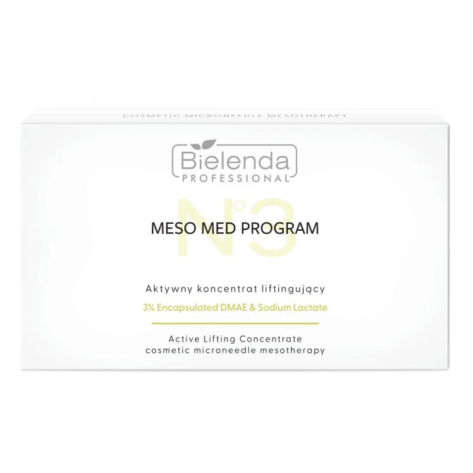 BIELENDA PROFESSIONAL MESO MED Aktywny koncentrat liftingujący 10x3ml