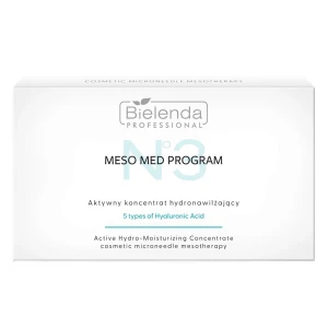 BIELENDA PROFESSIONAL Meso Med Aktywny koncentrat hydronawilżający 10x3ml