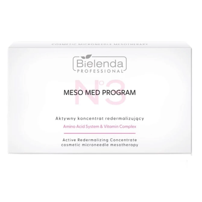 Bielenda Professional Meso Med Program aktywny koncentrat redermalizujący z aminokwasami i kompleksem witaminowym 10x3ml (id: 62775)