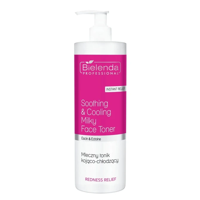 BIELENDA PROFESSIONAL Redness Relief Mleczny tonik kojąco-chłodzący 500 ml