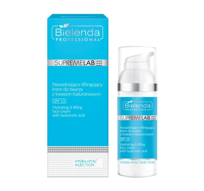 BIELENDA PROFESSIONAL SupremeLab SPF15 Nawadniająco-Liftingujący Krem - 50ml (id: 23617)