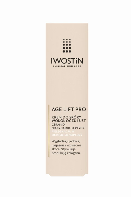 IWOSTIN AGE LIFT PRO Ujędrniający Krem do Skóry Wokół Oczu i Ust - 15ml