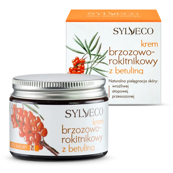 SYLVECO Krem Brzozowo-Rokitnikowy Z Betuliną Do Skóry Atopowej I Wrażliwej - 50ml