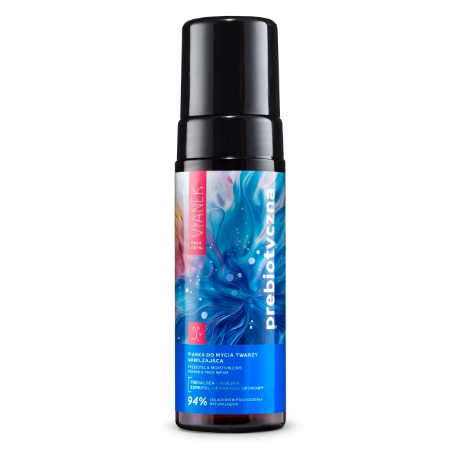 VIANEK Prebiotyczna Nawilżająca Pianka Do Mycia Twarzy z Trehalozą - 150 ml