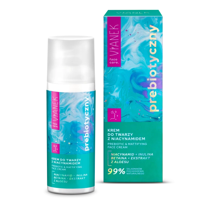 VIANEK Prebiotyczny Krem Do Twarzy Z Niacynamidem - 50ml
