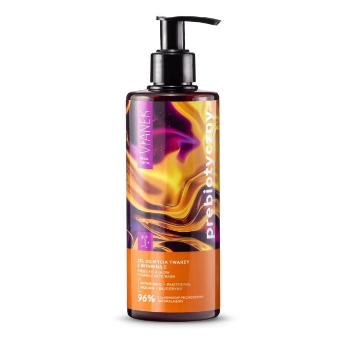 VIANEK Prebiotyczny Żel Do Mycia Twarzy Z Witaminą C - 300ml (id: 62893)