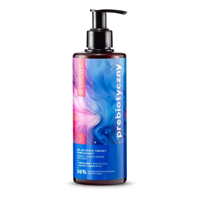 VIANEK Prebiotyczny Nawilżający Żel Do Mycia Twarzy Z Trehalozą - 300ml