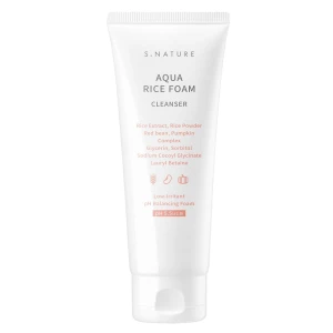 S.NATURE Aqua Rice Foam Cleanser ryżowa pianka do mycia twarzy 80ml