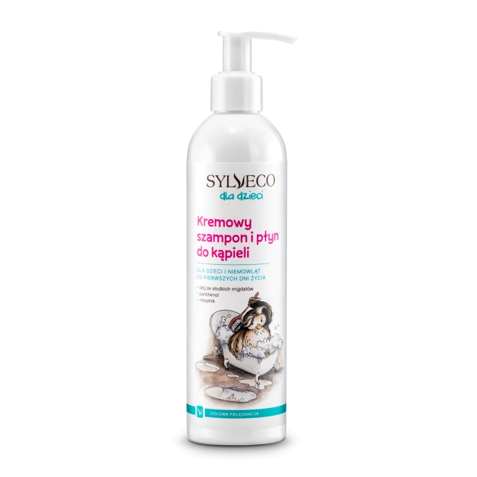 SYLVECO DLA DZIECI Kremowy Szampon I Płyn Do Kąpieli - 300ml