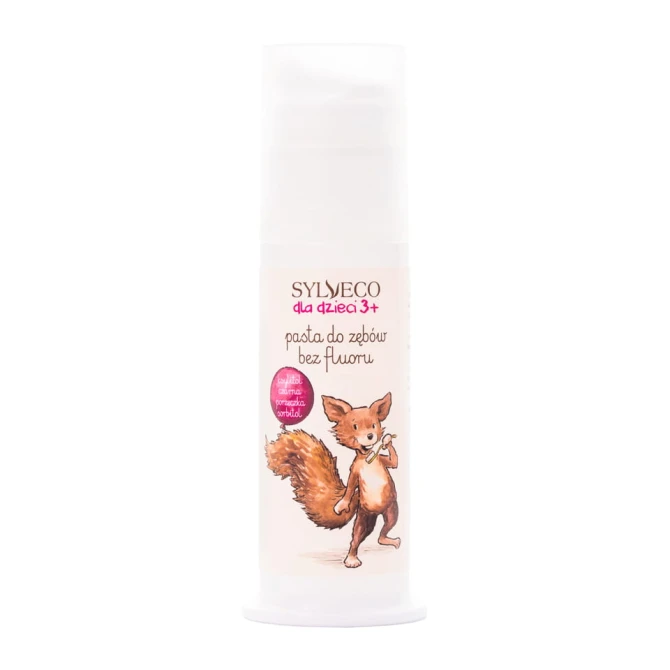 SYLVECO DLA DZIECI 3+ Pasta Do Zębów bez Fluoru - 75ml