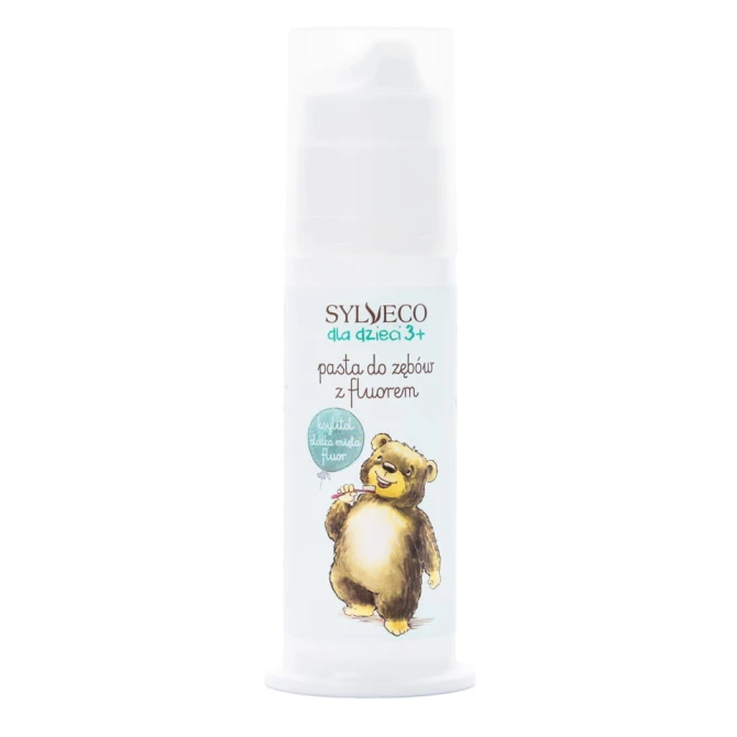 SYLVECO DLA DZIECI 3+ Pasta Do Zębów z Fluorem - 75ml