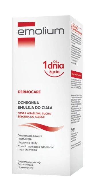 EMOLIUM DERMOCARE Ochronna Emulsja Do Ciała - skóra wrażliwa - 200ml