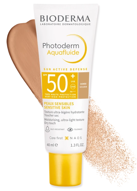 BIODERMA PHOTODERM Aquafluide SPF50+ Ultralekki Fluid - ciemny - 40ml