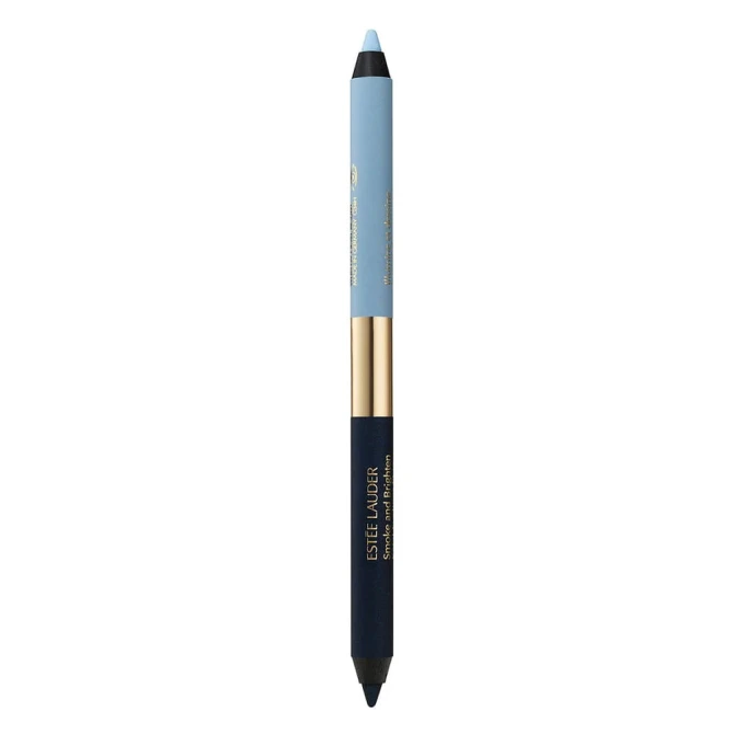 Estée Lauder Smoke And Brighten Kajal Eyeliner Duo kremowa kredka do oczu 2w1 Marine/Sky Blue 0.5g (id: 63826)