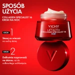 VICHY LIFTACTIV Collagen Specialist 16 Przeciwzmarszczkowy Krem Na Noc - 50ml