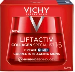 VICHY LIFTACTIV Collagen Specialist 16 Przeciwzmarszczkowy Krem Na Noc - 50ml