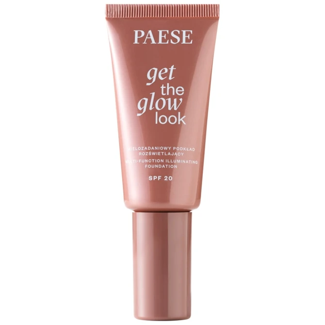 PAESE Get The Glow Look wielozadaniowy podkład rozświetlający 0N Neutral Beige 30ml (id: 64130)