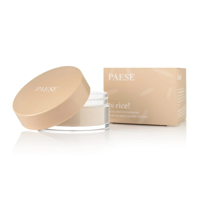PAESE Hi Rice! Coloured Rice Powder koloryzujący sypki puder ryżowy 10 Light Beige 10g (id: 7123)