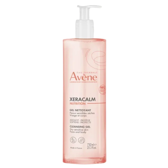 AVÈNE XERACALM NUTRITION Żel Oczyszczający - 750ml